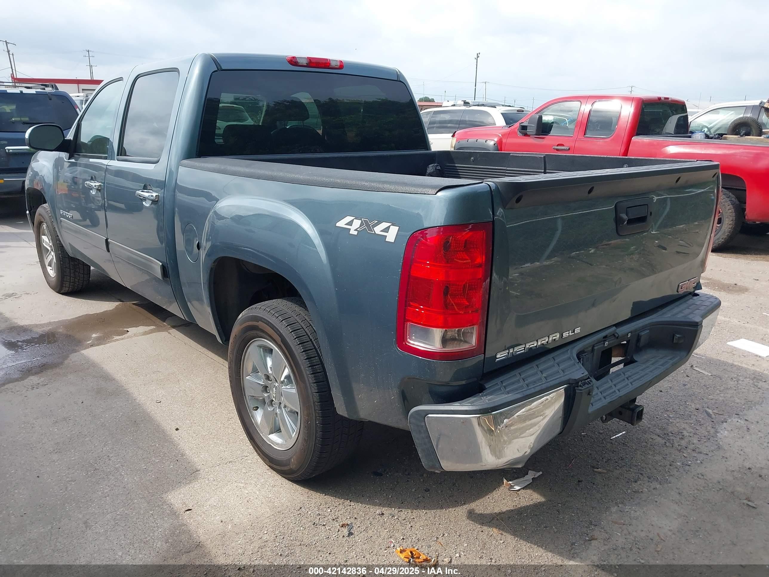 2012 Gmc Sierra 1500 Sle Синий vin: 3GTP2VE71CG260466