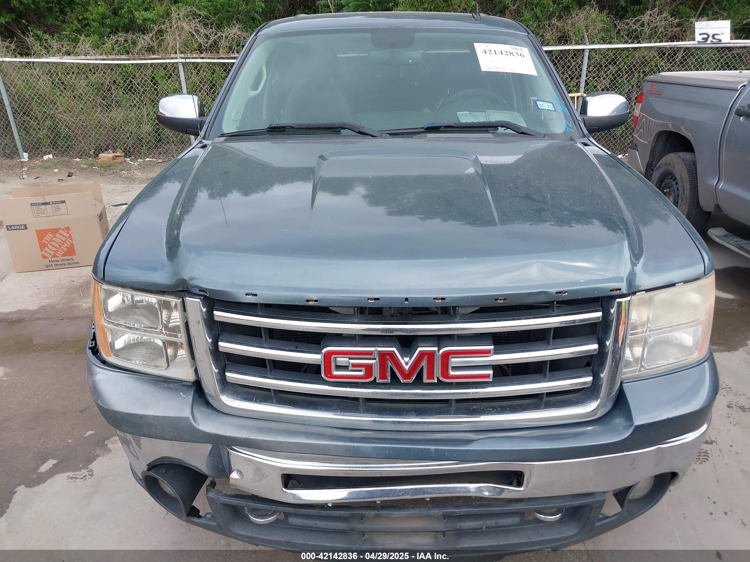 2012 Gmc Sierra 1500 Sle Синий vin: 3GTP2VE71CG260466