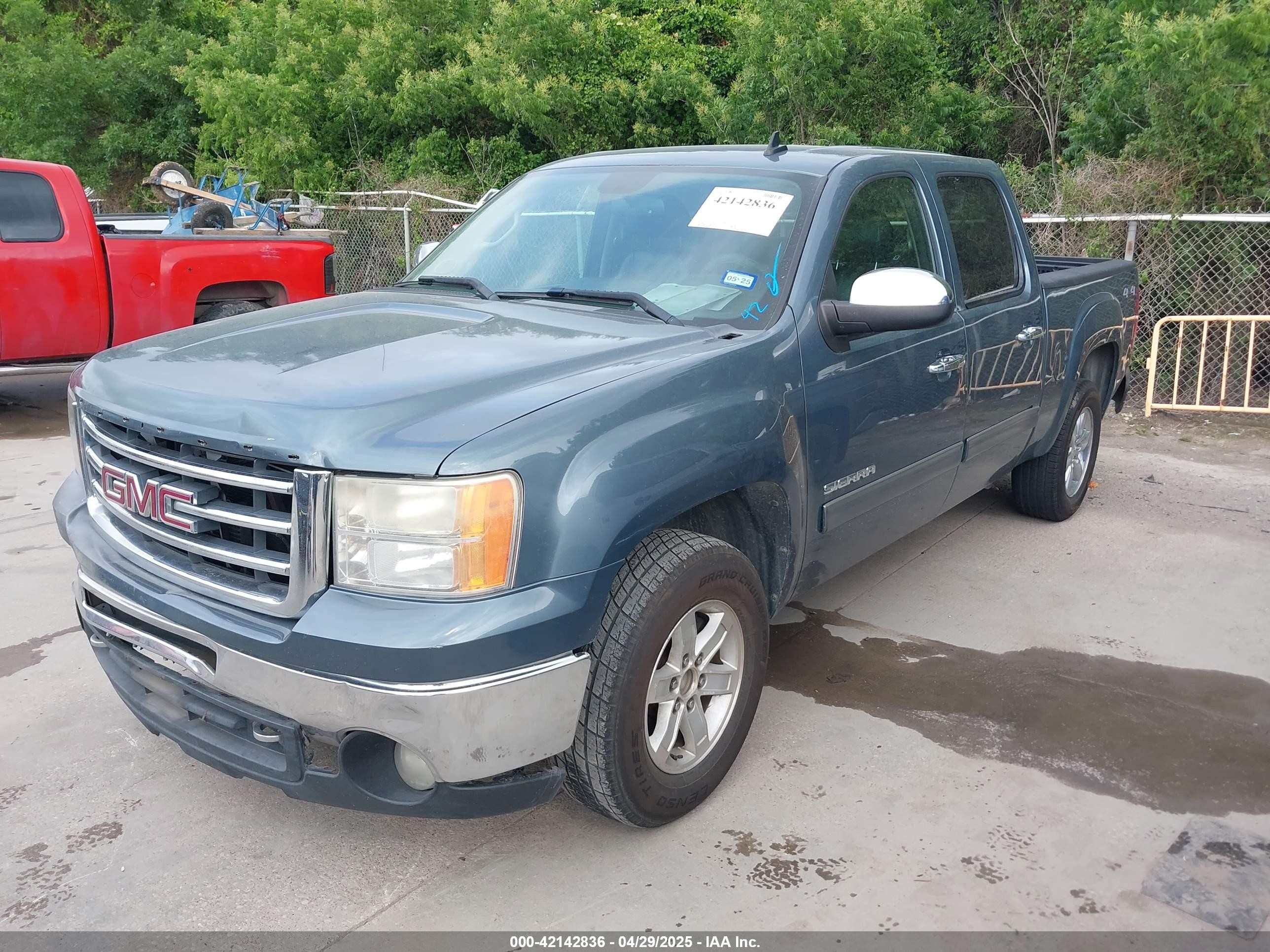 2012 Gmc Sierra 1500 Sle Синий vin: 3GTP2VE71CG260466