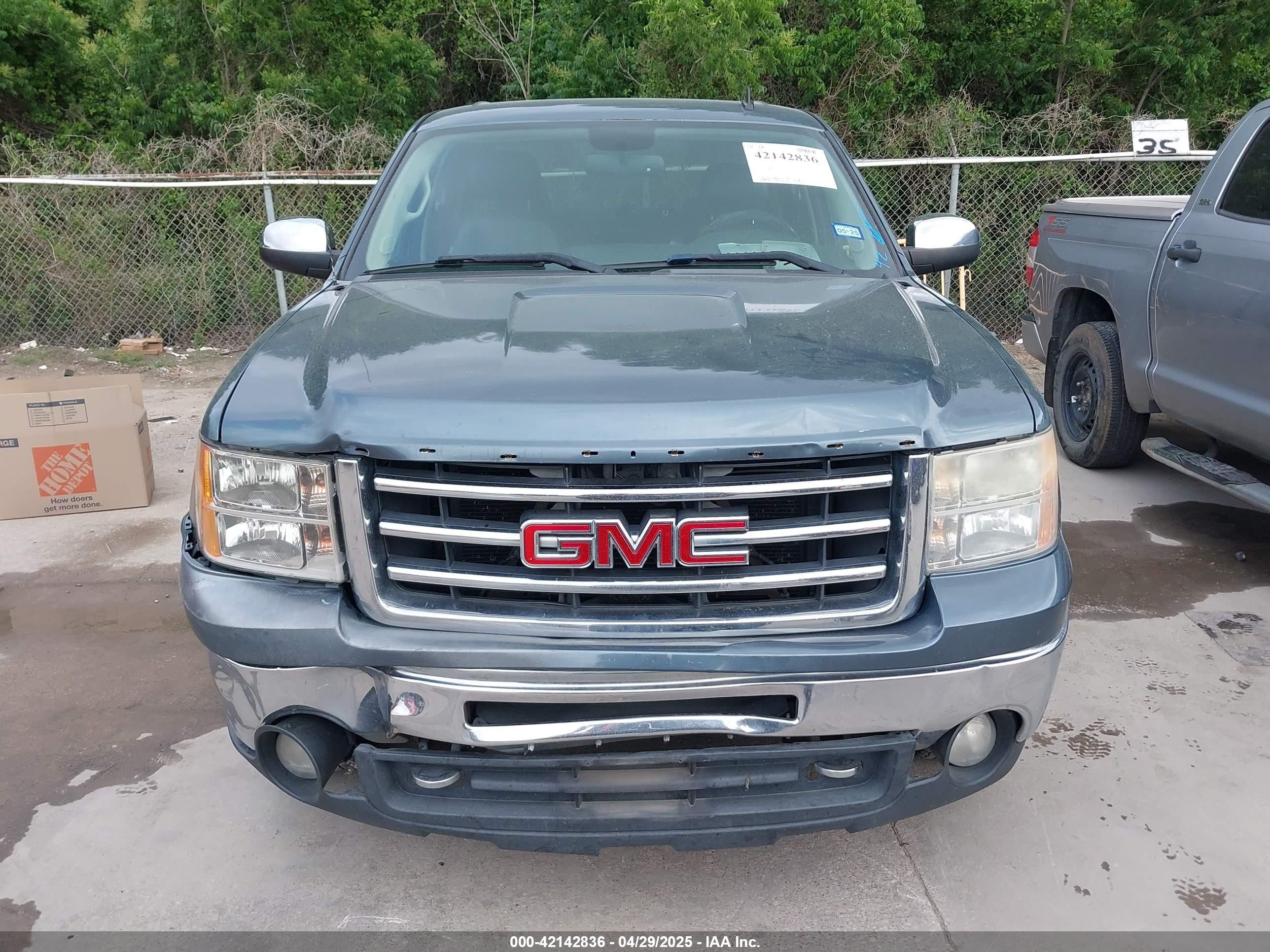 2012 Gmc Sierra 1500 Sle Синий vin: 3GTP2VE71CG260466