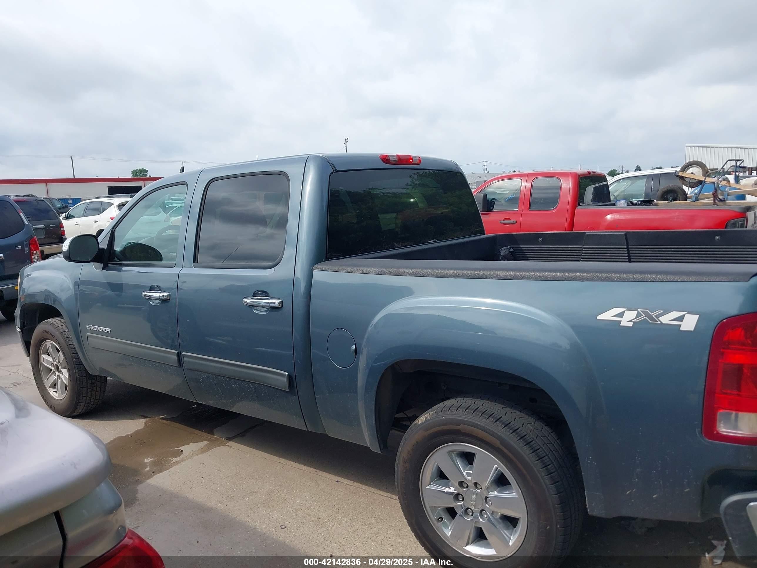 2012 Gmc Sierra 1500 Sle Синий vin: 3GTP2VE71CG260466