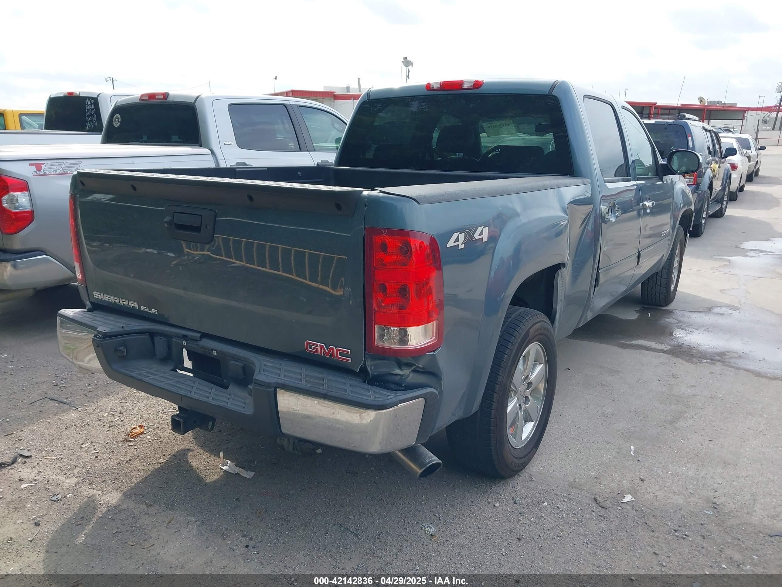 2012 Gmc Sierra 1500 Sle Синий vin: 3GTP2VE71CG260466