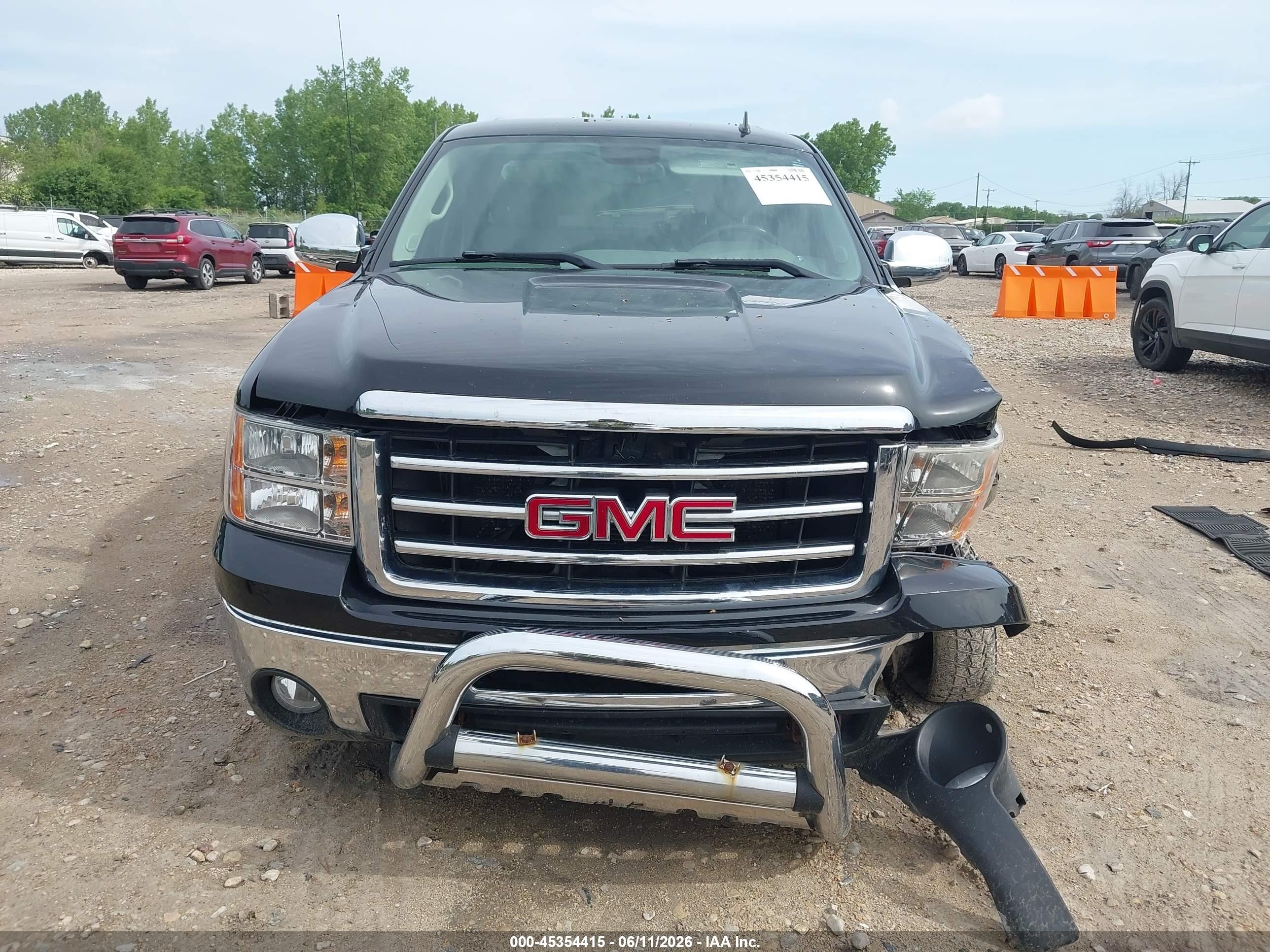 2012 Gmc Sierra 1500 Sle Black vin: 3GTP2VE71CG288347