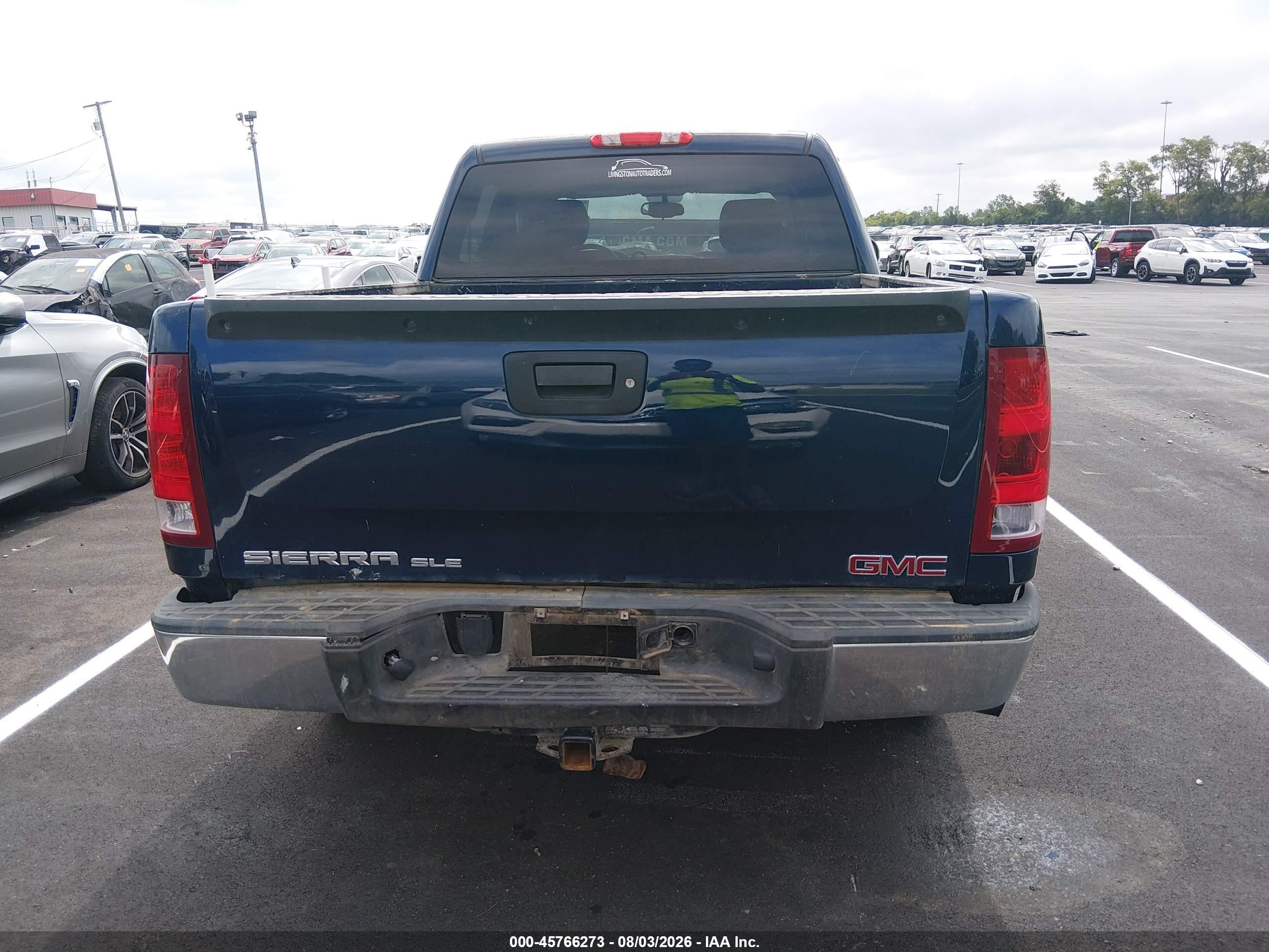 2012 Gmc Sierra 1500 Sle Blue vin: 3GTP2VE71CG296870