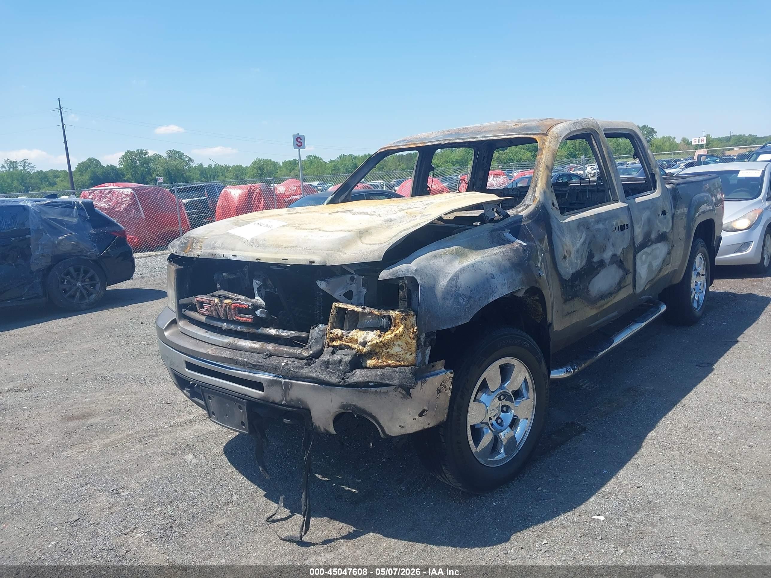 2013 Gmc Sierra 1500 Sle Gray vin: 3GTP2VE71DG119902