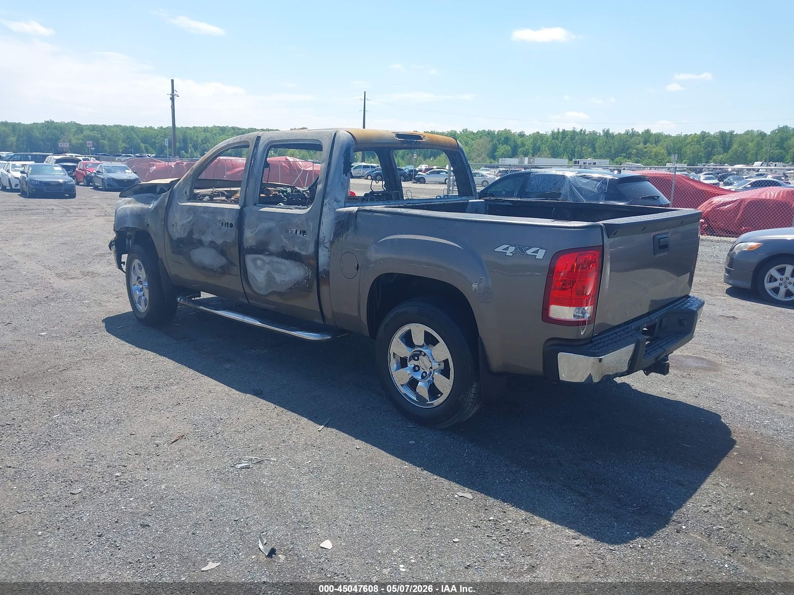 2013 Gmc Sierra 1500 Sle Gray vin: 3GTP2VE71DG119902