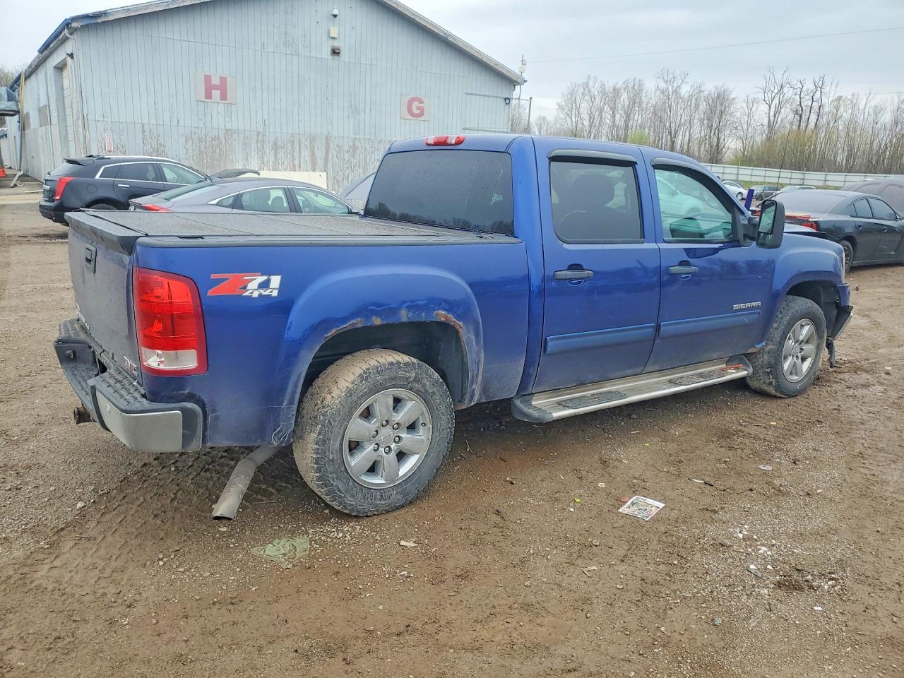 2013 Gmc Sierra K1500 Sle Blue vin: 3GTP2VE71DG179646