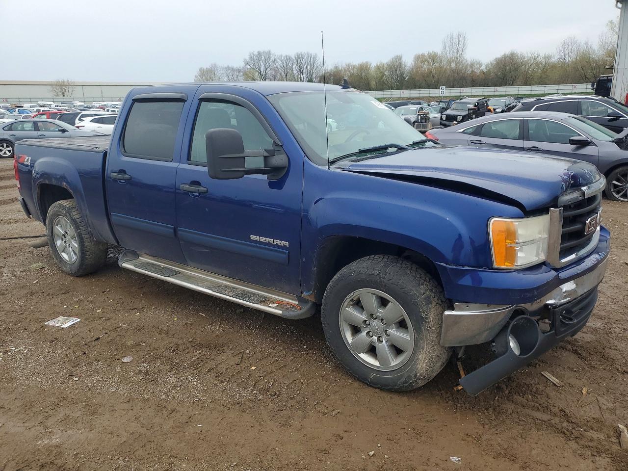 2013 Gmc Sierra K1500 Sle Blue vin: 3GTP2VE71DG179646