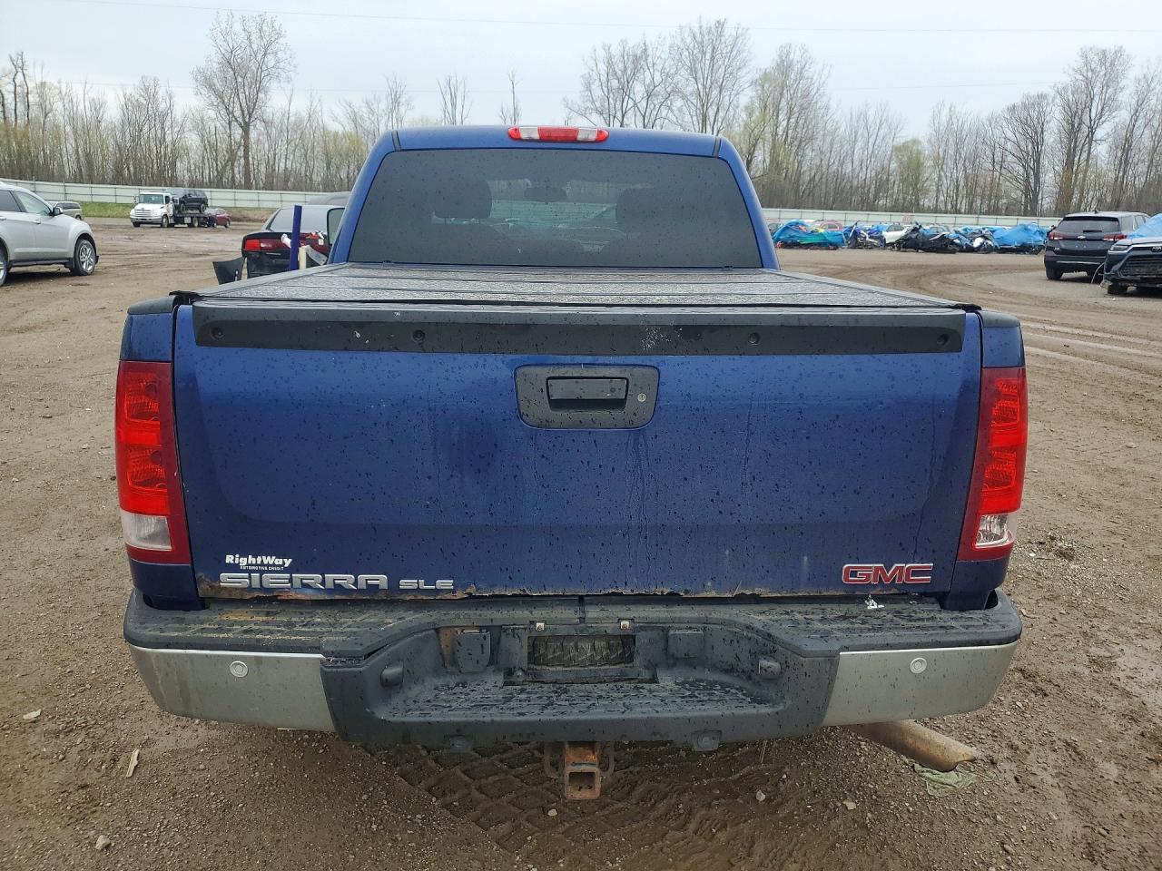 2013 Gmc Sierra K1500 Sle Blue vin: 3GTP2VE71DG179646
