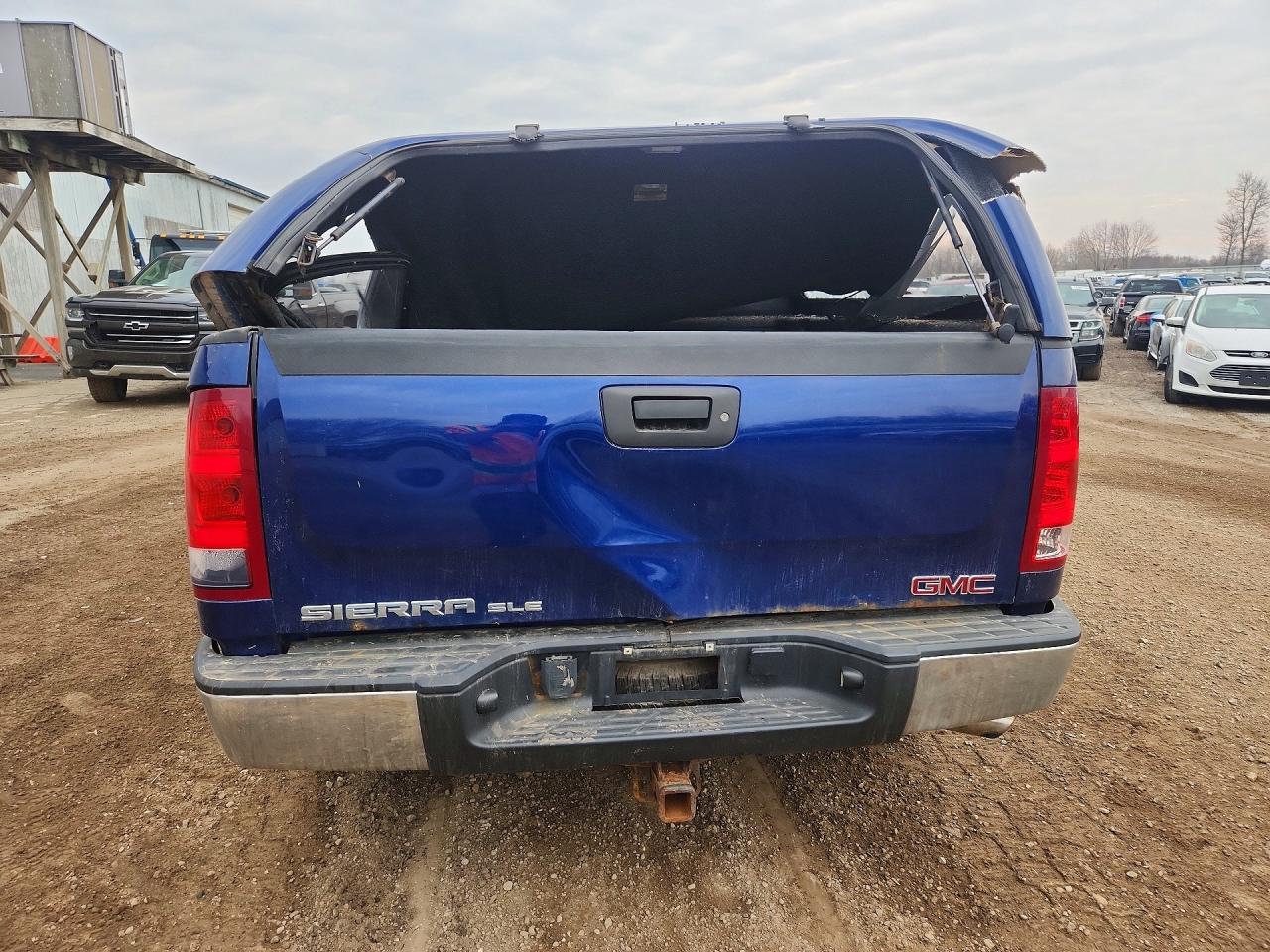 2013 Gmc Sierra K1500 Sle Синий vin: 3GTP2VE71DG183311