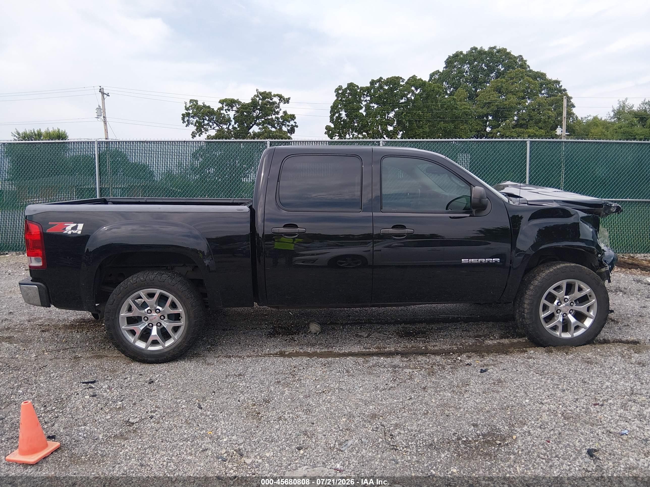 2012 Gmc Sierra 1500 Sle Черный vin: 3GTP2VE72CG115677
