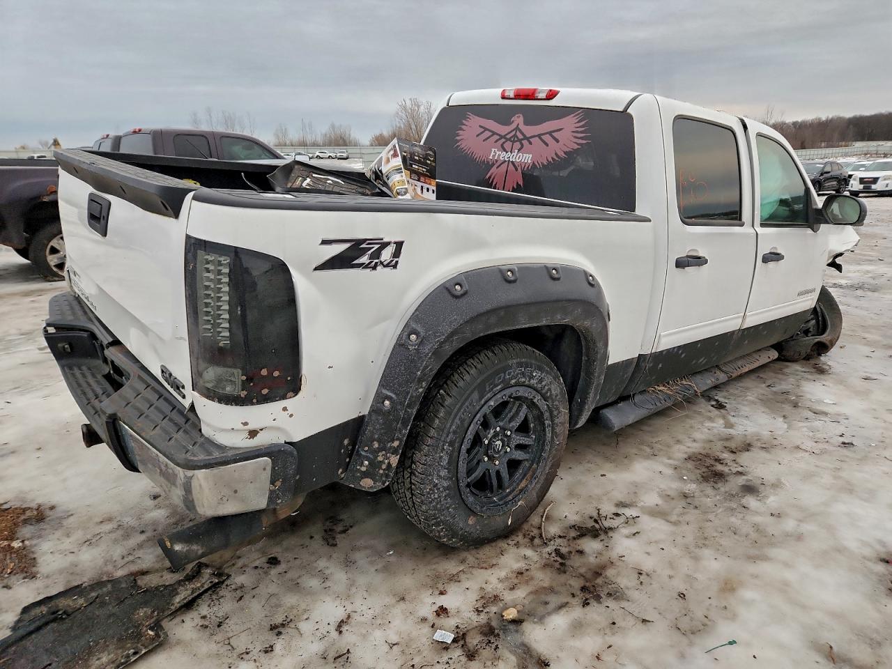 2012 Gmc Sierra K1500 Sle White vin: 3GTP2VE72CG117283