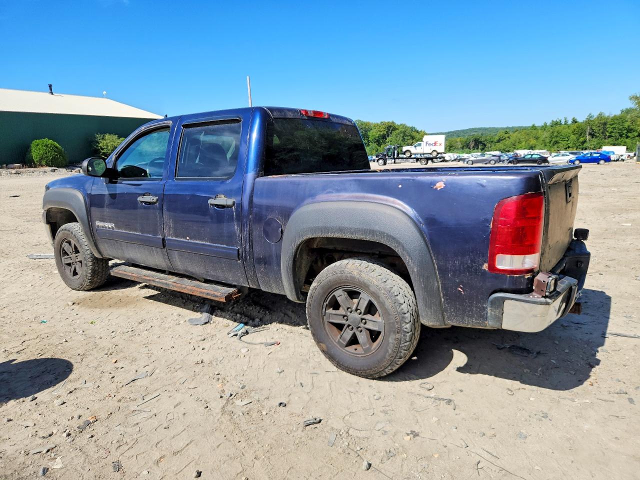 2012 Gmc Sierra K1500 Sle Синий vin: 3GTP2VE72CG251503