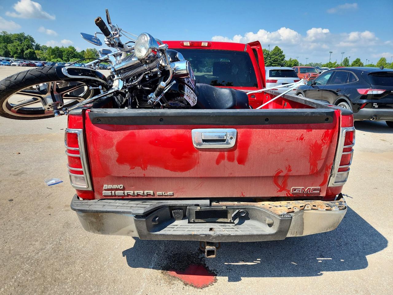 2012 Gmc Sierra K1500 Sle Red vin: 3GTP2VE72CG281570