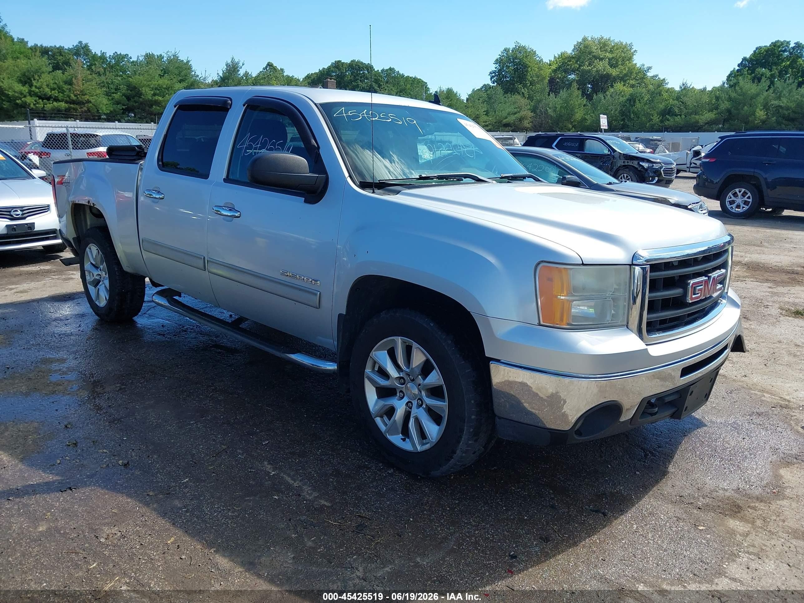 2012 Gmc Sierra 1500 Sle Silver vin: 3GTP2VE72CG286588