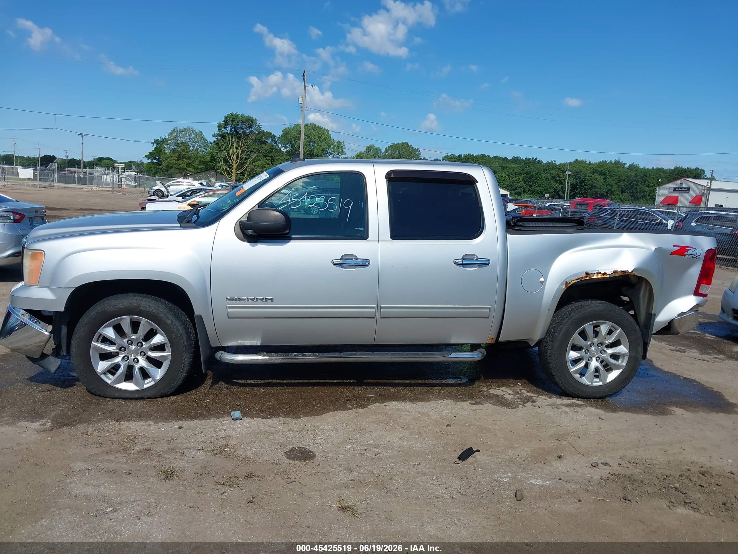 2012 Gmc Sierra 1500 Sle Silver vin: 3GTP2VE72CG286588