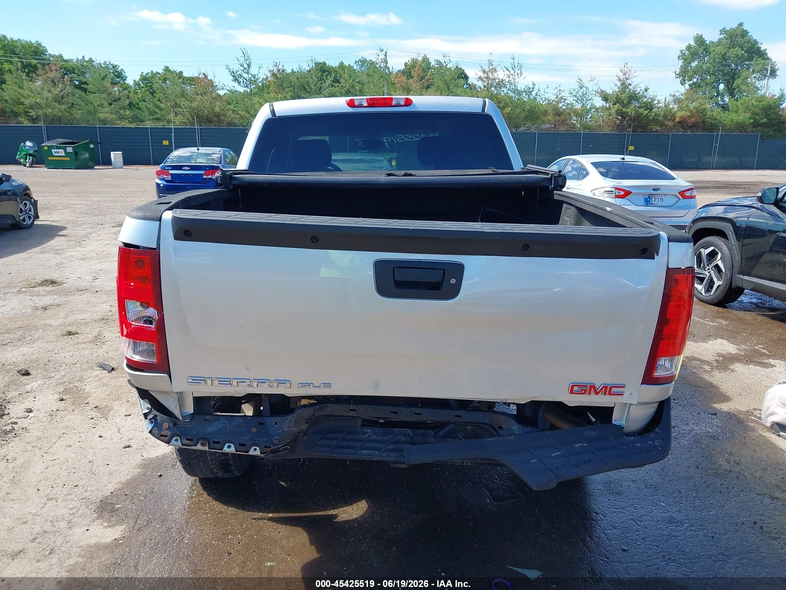 2012 Gmc Sierra 1500 Sle Silver vin: 3GTP2VE72CG286588