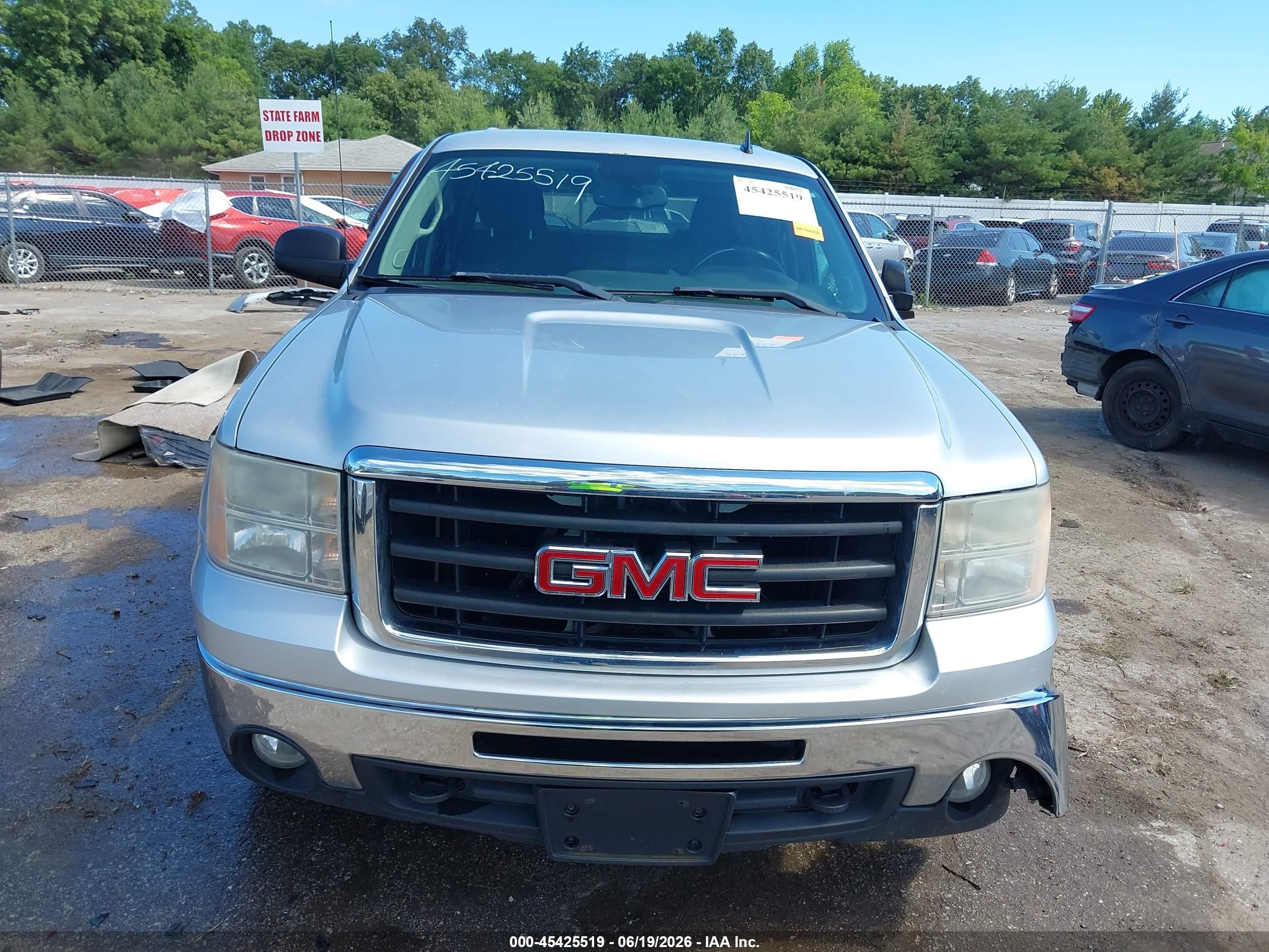 2012 Gmc Sierra 1500 Sle Silver vin: 3GTP2VE72CG286588