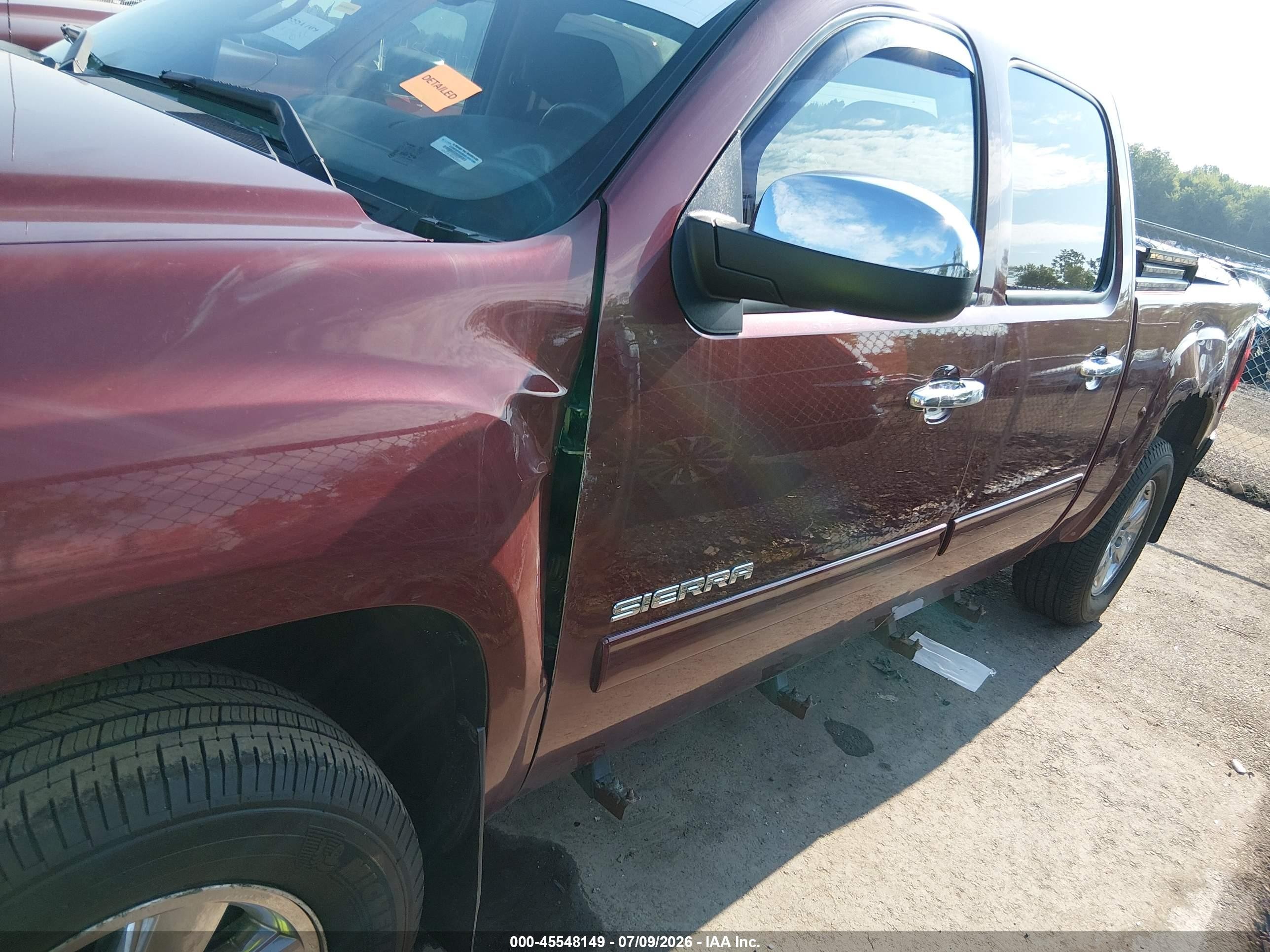 2013 Gmc Sierra 1500 Sle Red vin: 3GTP2VE72DG118662