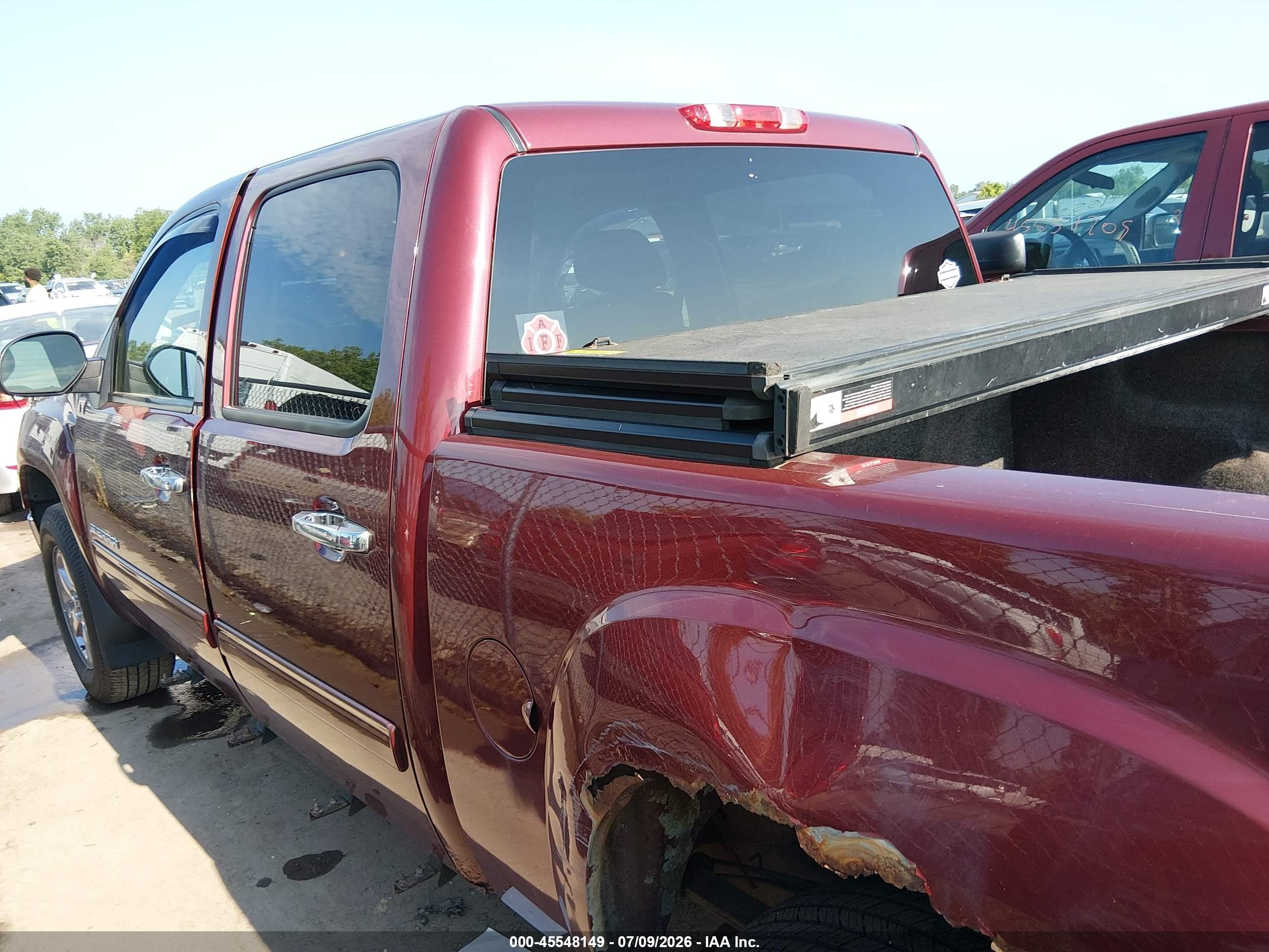 2013 Gmc Sierra 1500 Sle Red vin: 3GTP2VE72DG118662