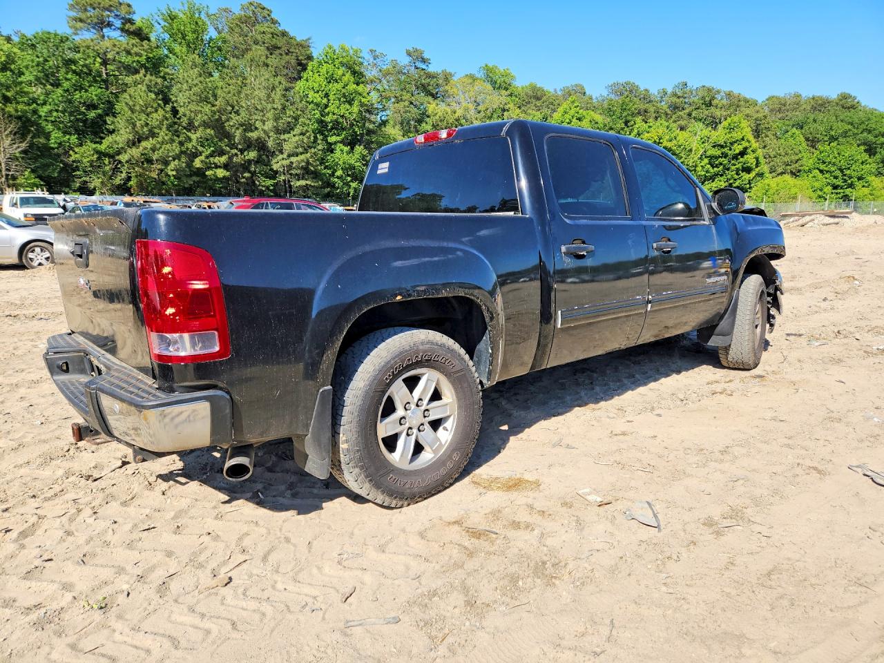 2013 Gmc Sierra K1500 Sle Black vin: 3GTP2VE72DG230362