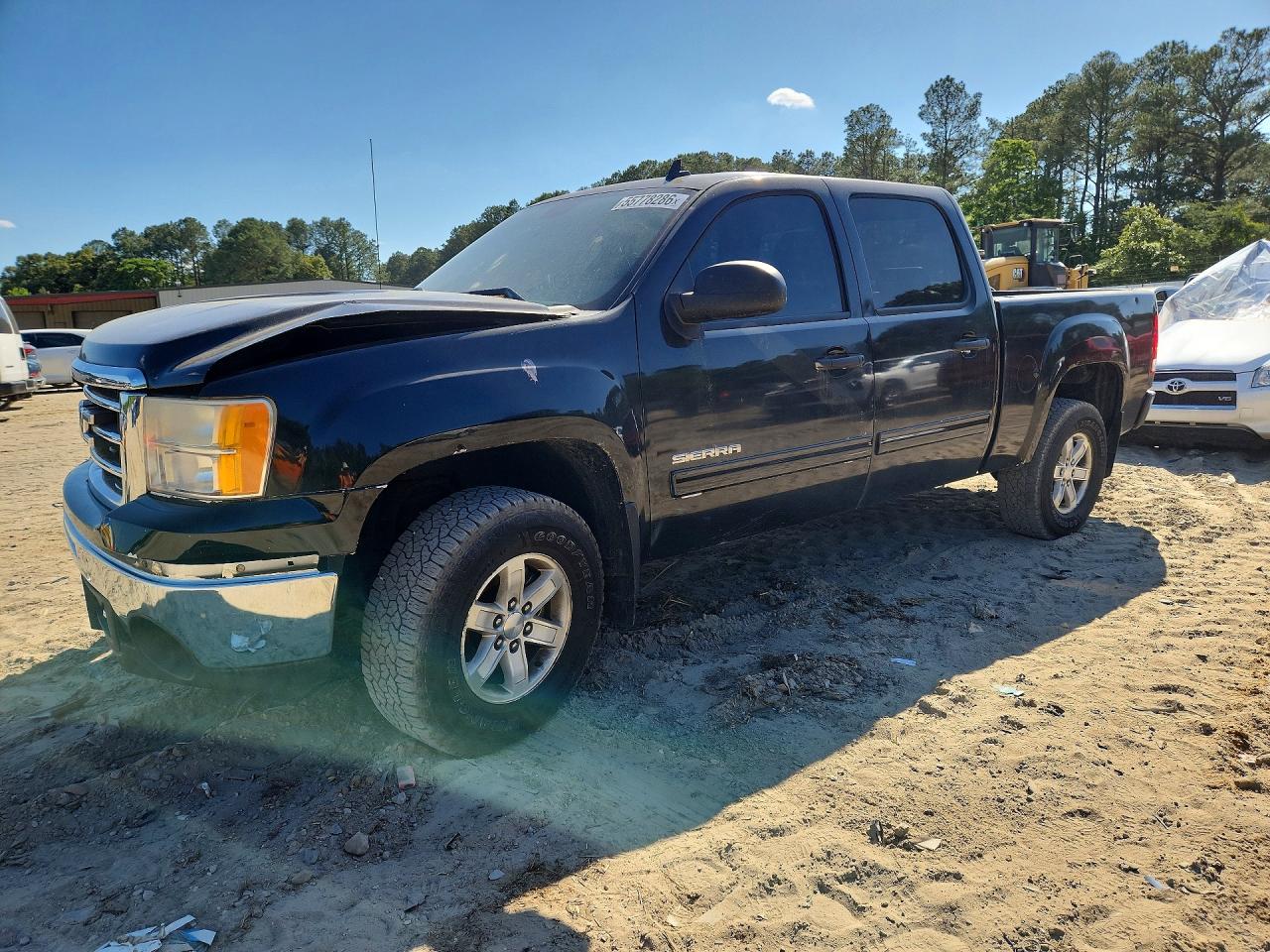 2013 Gmc Sierra K1500 Sle Black vin: 3GTP2VE72DG230362