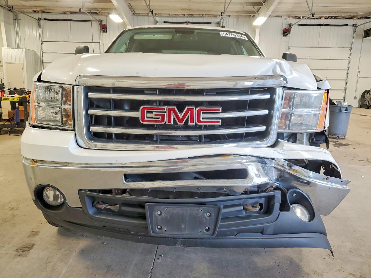 2013 Gmc Sierra K1500 Sle White vin: 3GTP2VE72DG292408