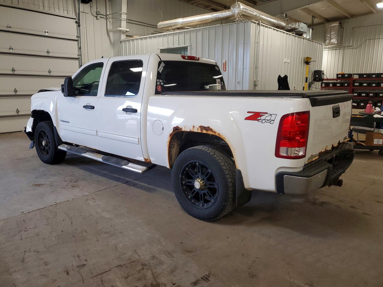 2013 Gmc Sierra K1500 Sle White vin: 3GTP2VE72DG292408