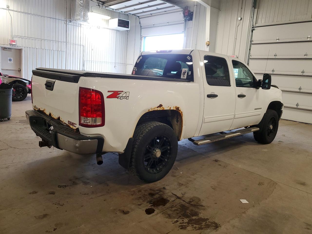 2013 Gmc Sierra K1500 Sle White vin: 3GTP2VE72DG292408