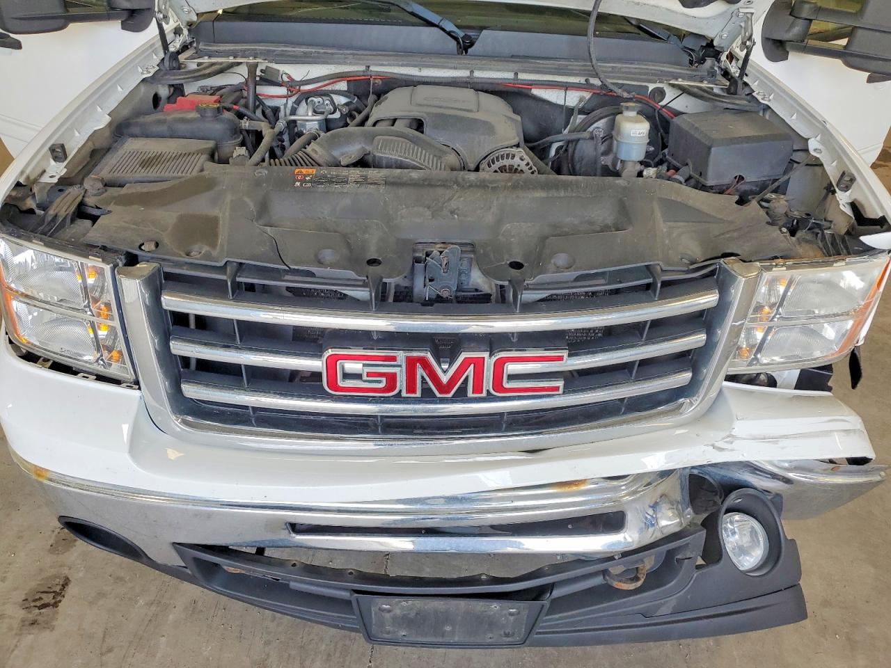 2013 Gmc Sierra K1500 Sle White vin: 3GTP2VE72DG292408