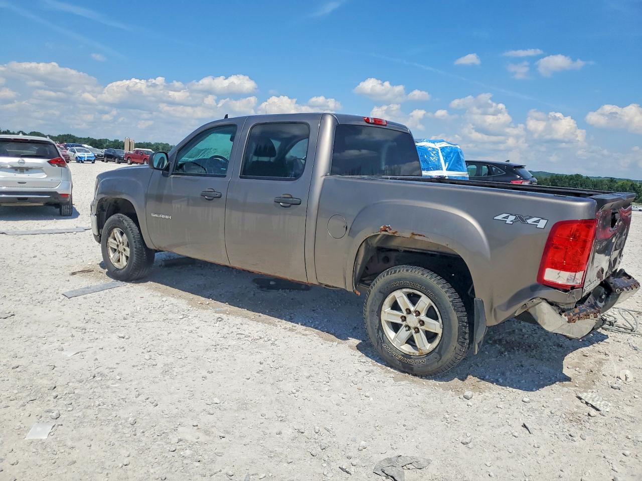 2013 Gmc Sierra K1500 Sle Gray vin: 3GTP2VE72DG313161