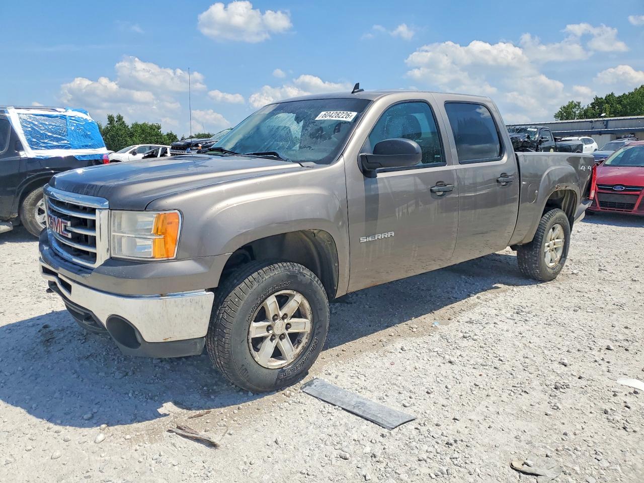 2013 Gmc Sierra K1500 Sle Gray vin: 3GTP2VE72DG313161
