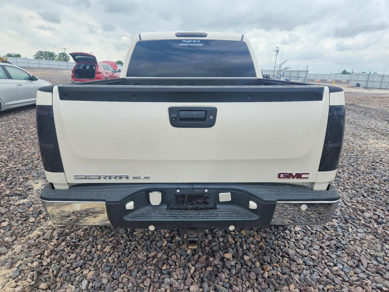 2013 Gmc Sierra K1500 Sle White vin: 3GTP2VE72DG344264