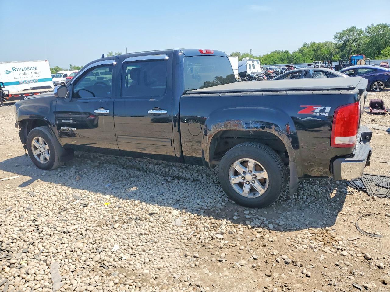2013 Gmc Sierra K1500 Sle Black vin: 3GTP2VE72DG350744