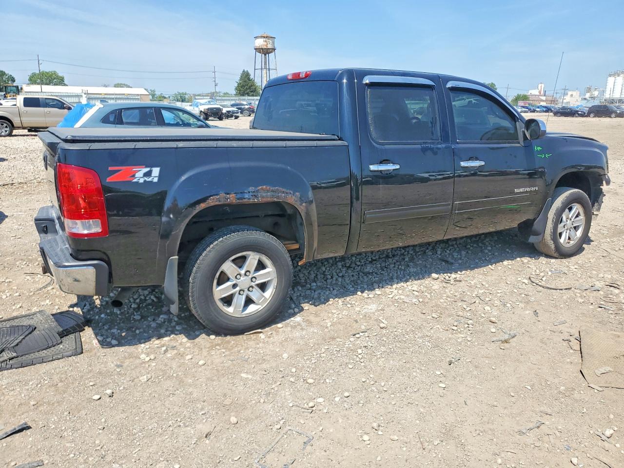 2013 Gmc Sierra K1500 Sle Black vin: 3GTP2VE72DG350744