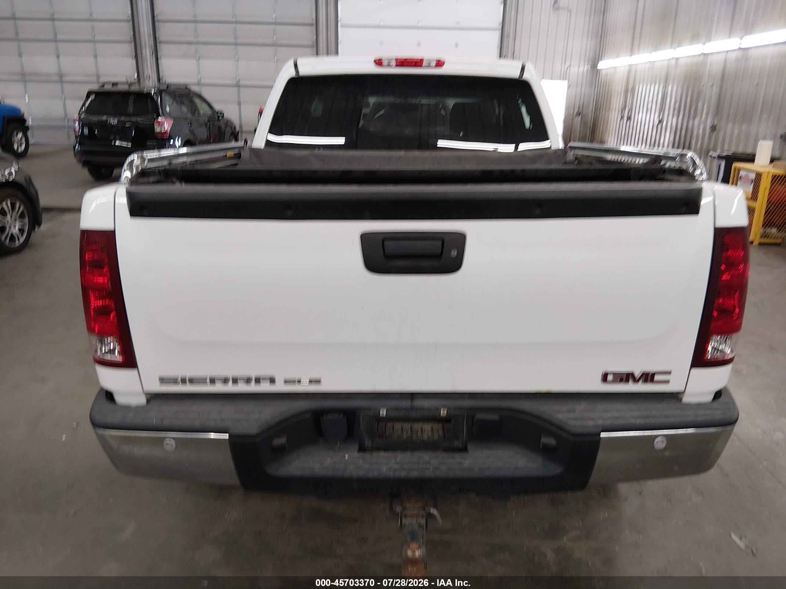 2013 Gmc Sierra 1500 Sle White vin: 3GTP2VE72DG365356
