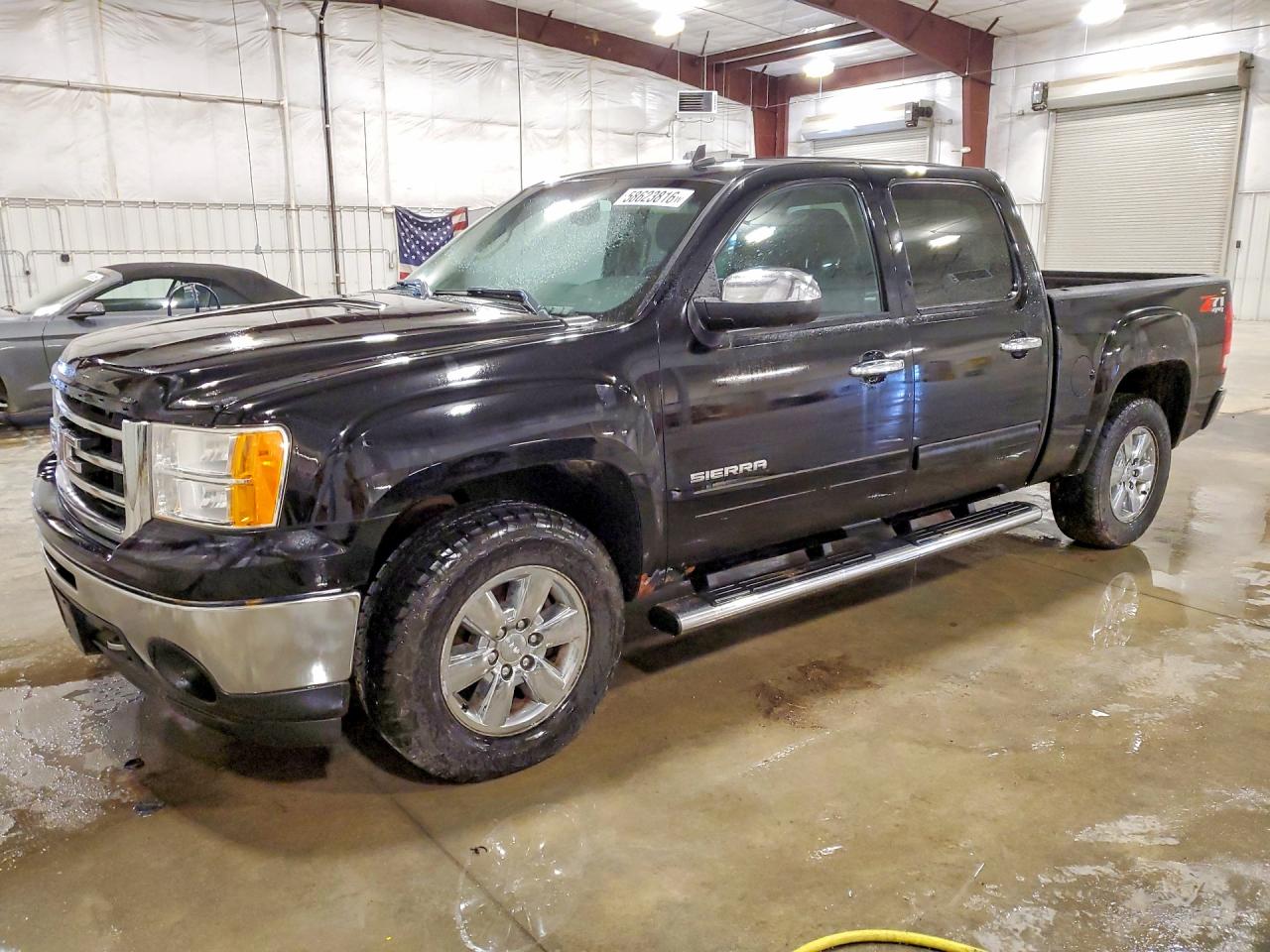 2013 Gmc Sierra K1500 Sle Черный vin: 3GTP2VE72DG368726