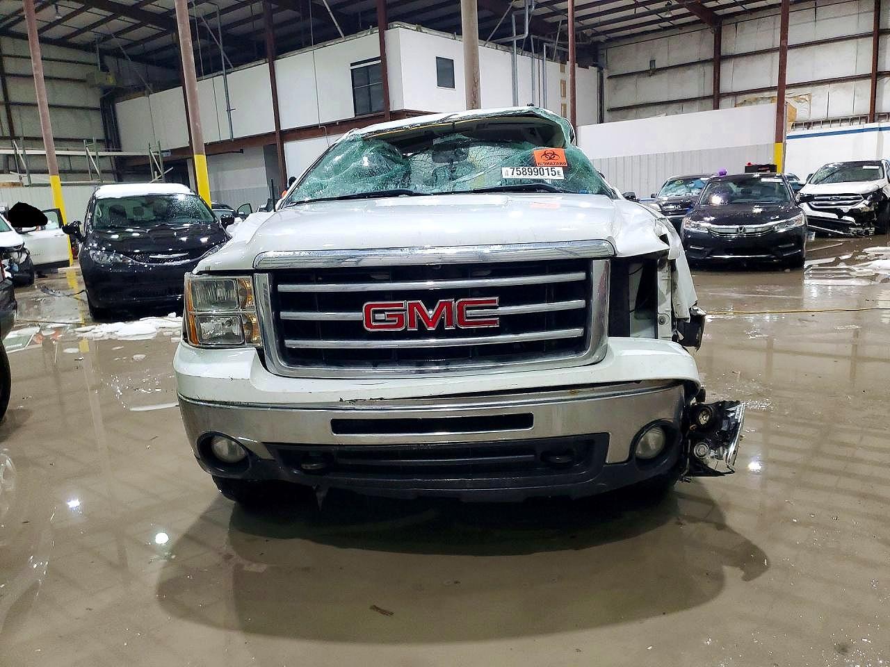2012 Gmc Sierra K1500 Sle Белый vin: 3GTP2VE73CG118264