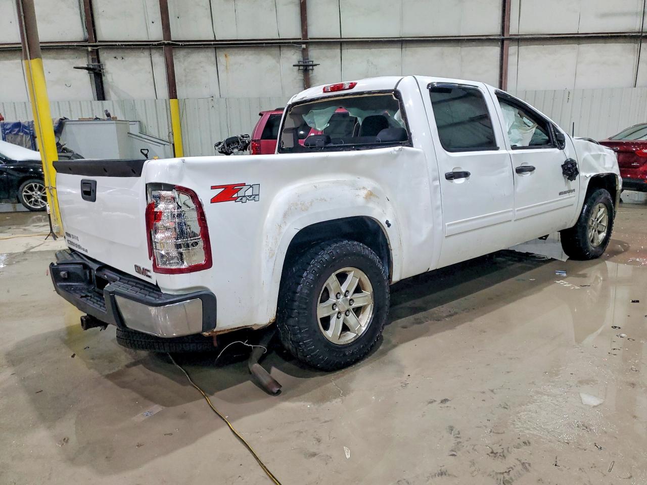 2012 Gmc Sierra K1500 Sle Белый vin: 3GTP2VE73CG118264