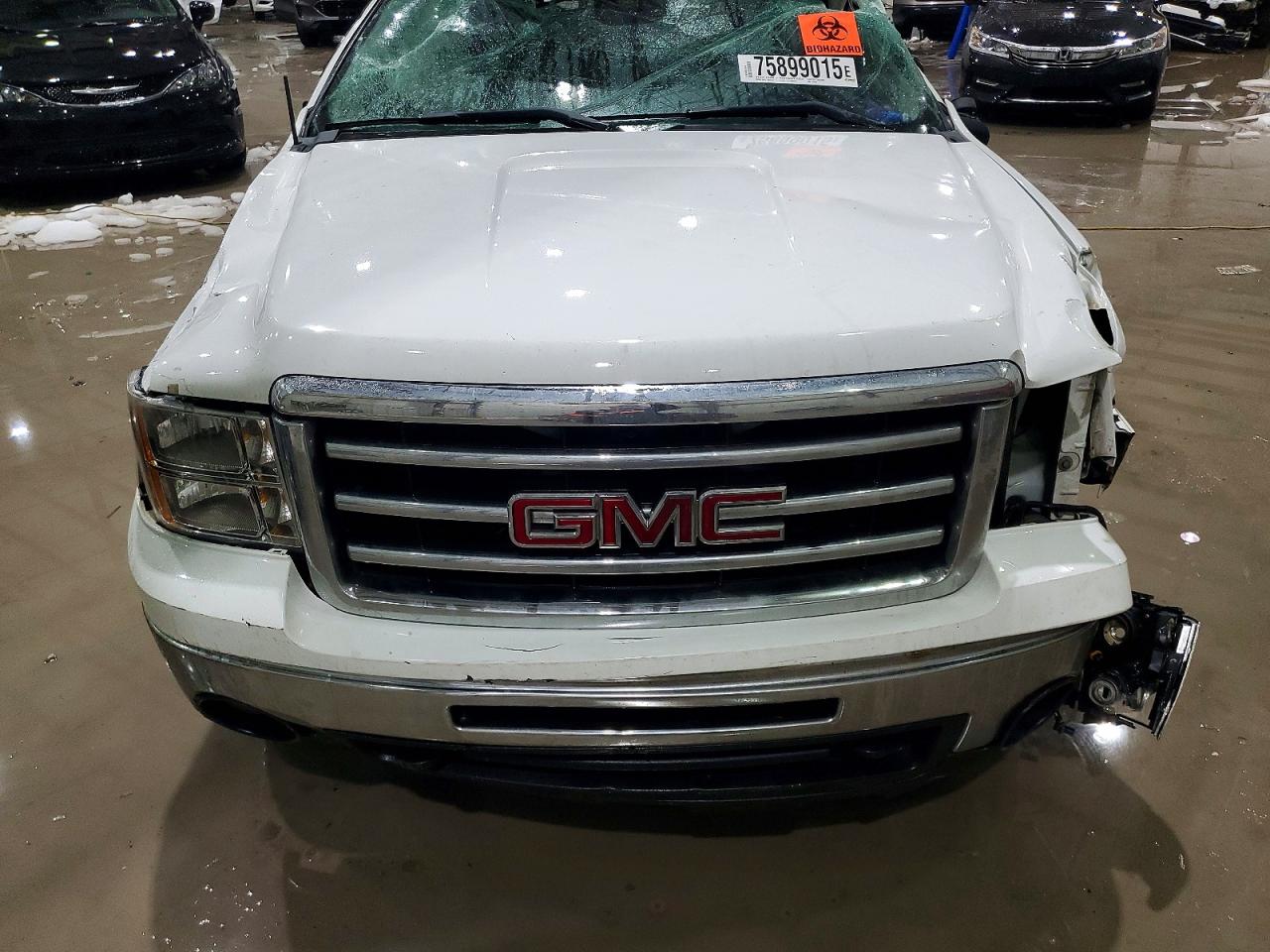 2012 Gmc Sierra K1500 Sle Белый vin: 3GTP2VE73CG118264