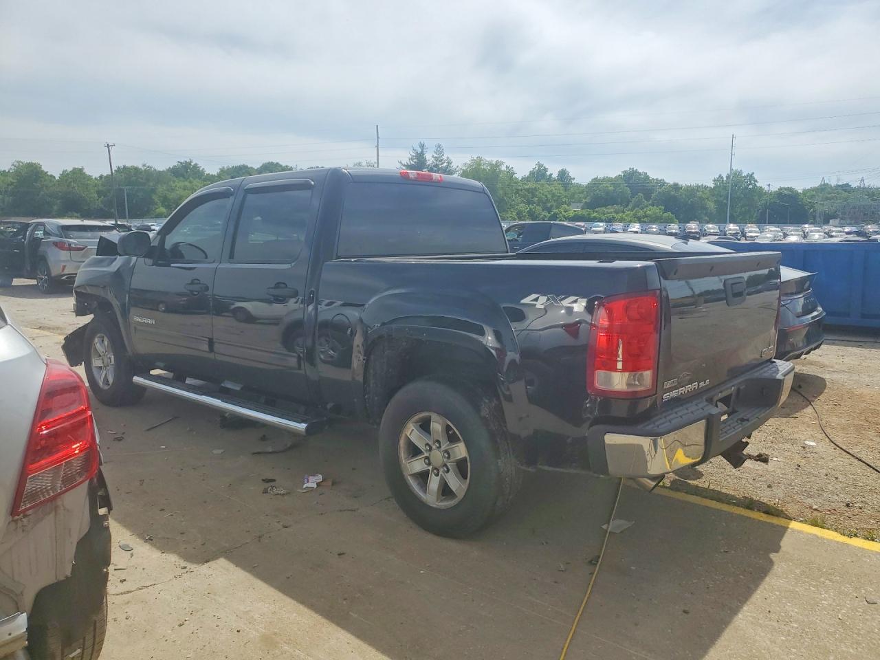 2012 Gmc Sierra K1500 Sle Black vin: 3GTP2VE73CG121780