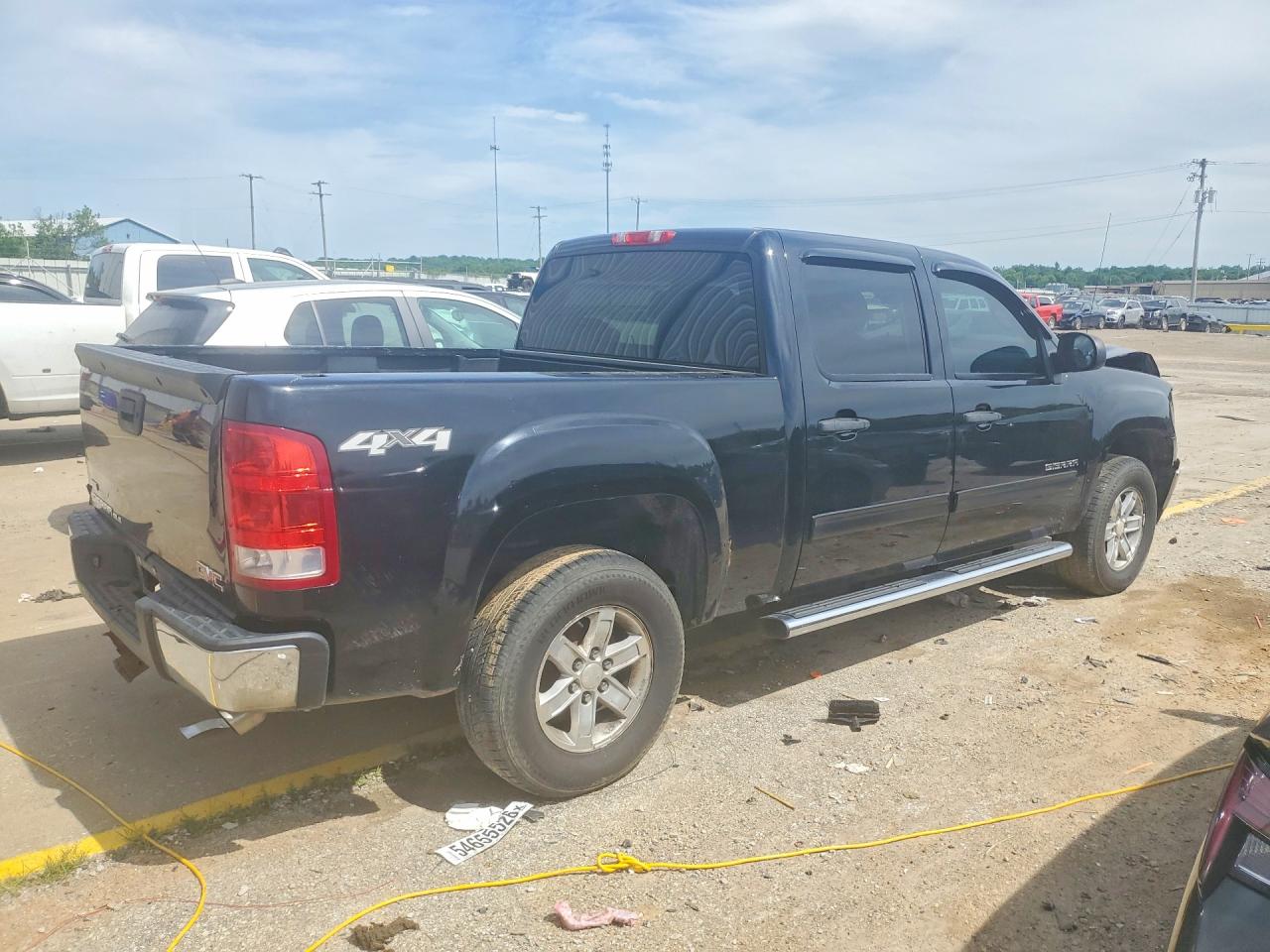 2012 Gmc Sierra K1500 Sle Black vin: 3GTP2VE73CG121780