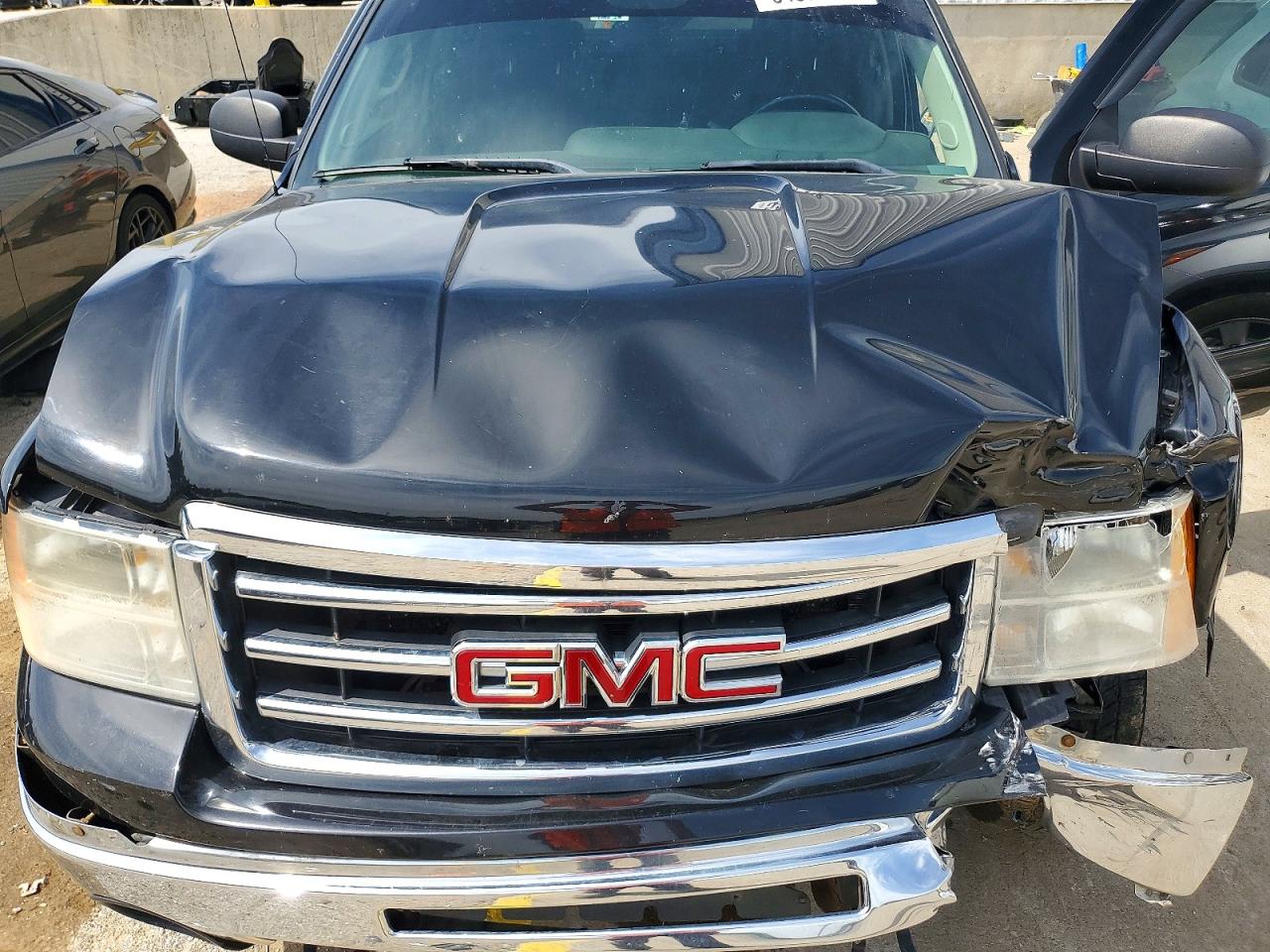 2012 Gmc Sierra K1500 Sle Black vin: 3GTP2VE73CG121780