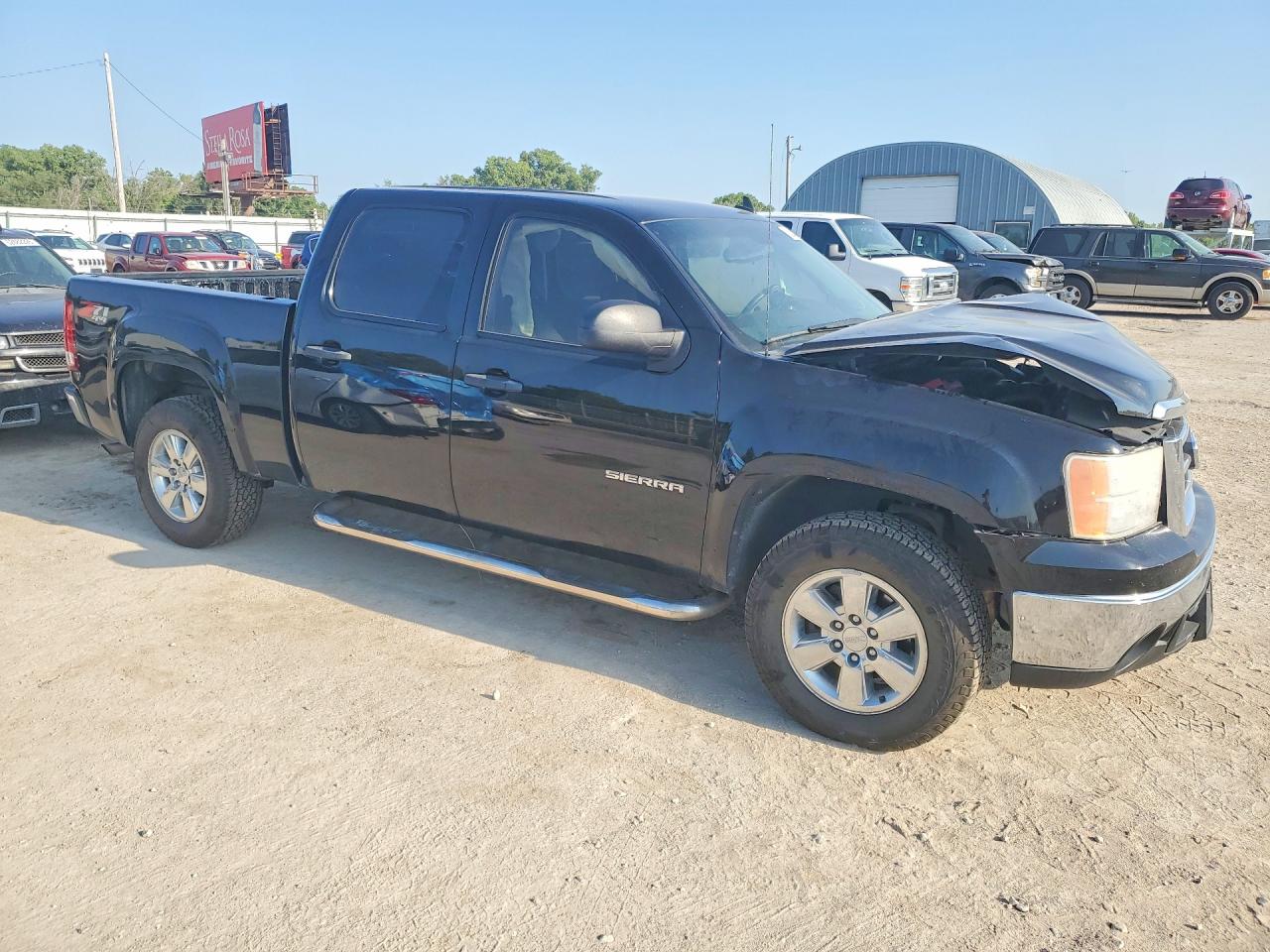 2012 Gmc Sierra K1500 Sle Black vin: 3GTP2VE73CG177542