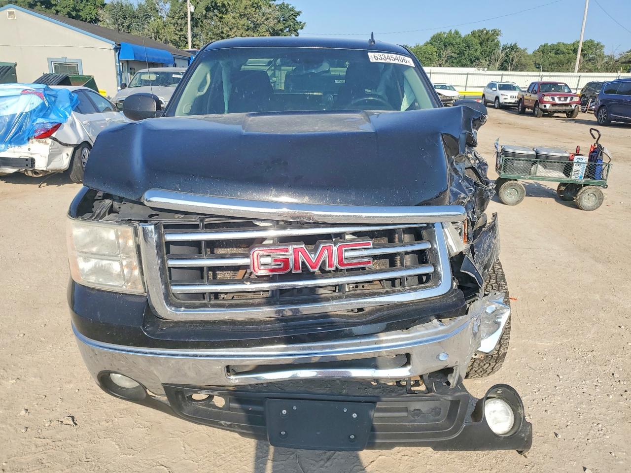 2012 Gmc Sierra K1500 Sle Black vin: 3GTP2VE73CG177542