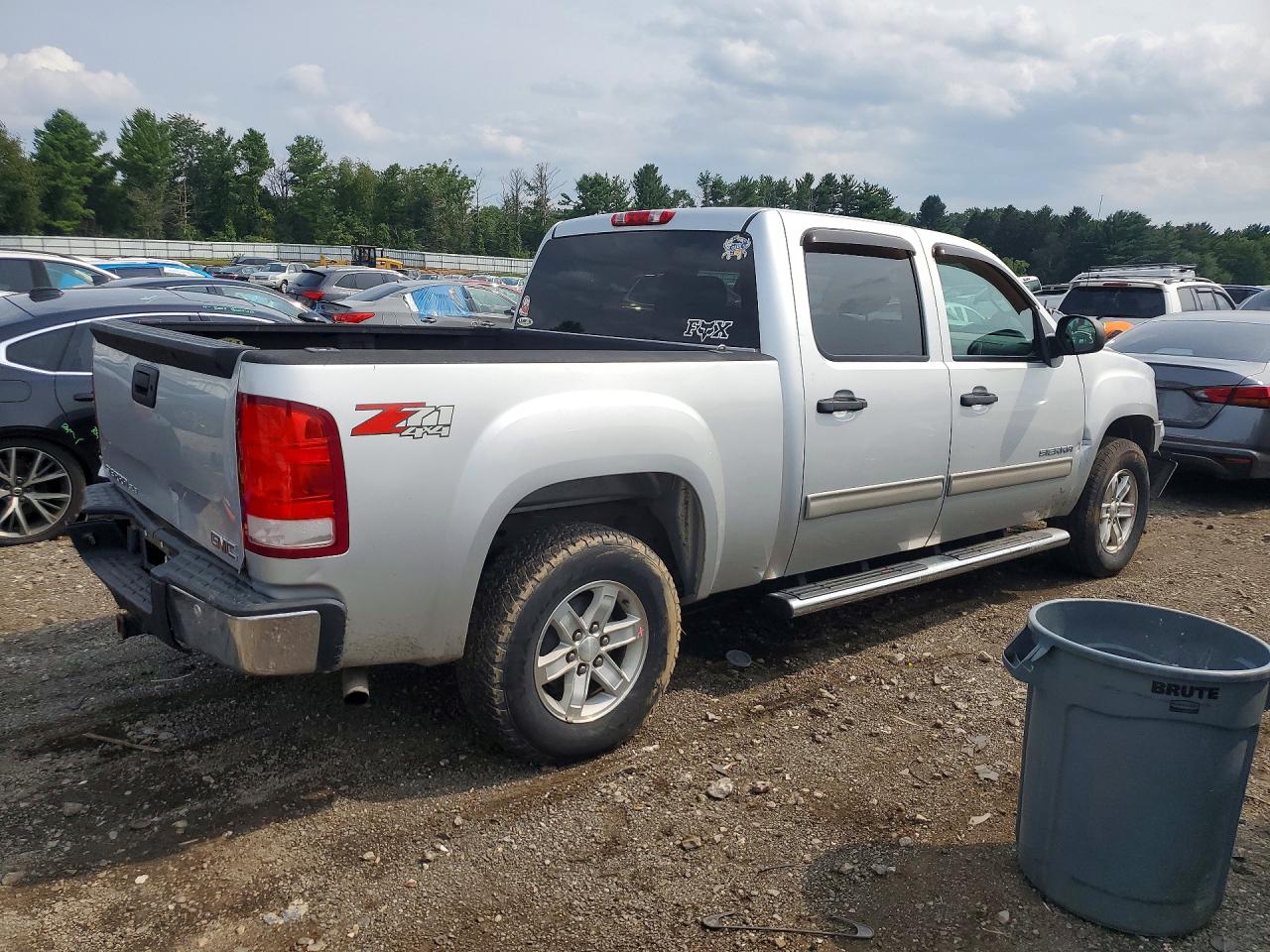 2012 Gmc Sierra K1500 Sle Silver vin: 3GTP2VE73CG233530