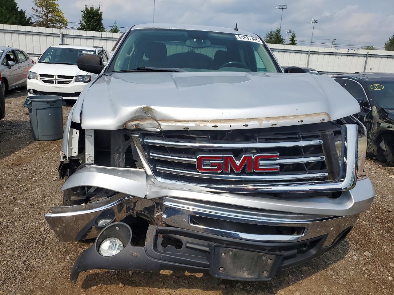 2012 Gmc Sierra K1500 Sle Silver vin: 3GTP2VE73CG233530