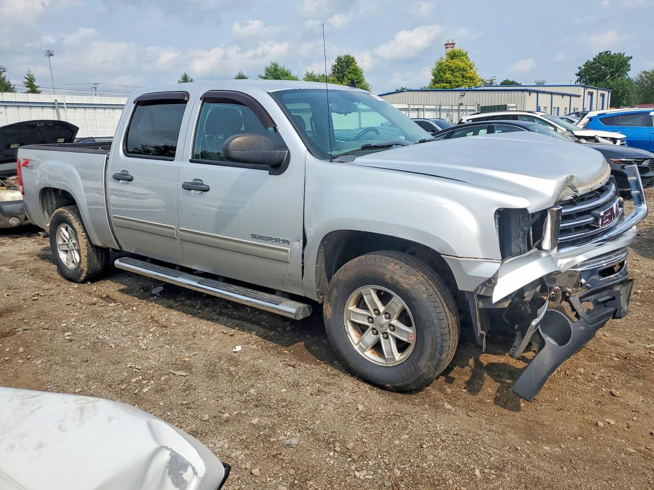 2012 Gmc Sierra K1500 Sle Silver vin: 3GTP2VE73CG233530