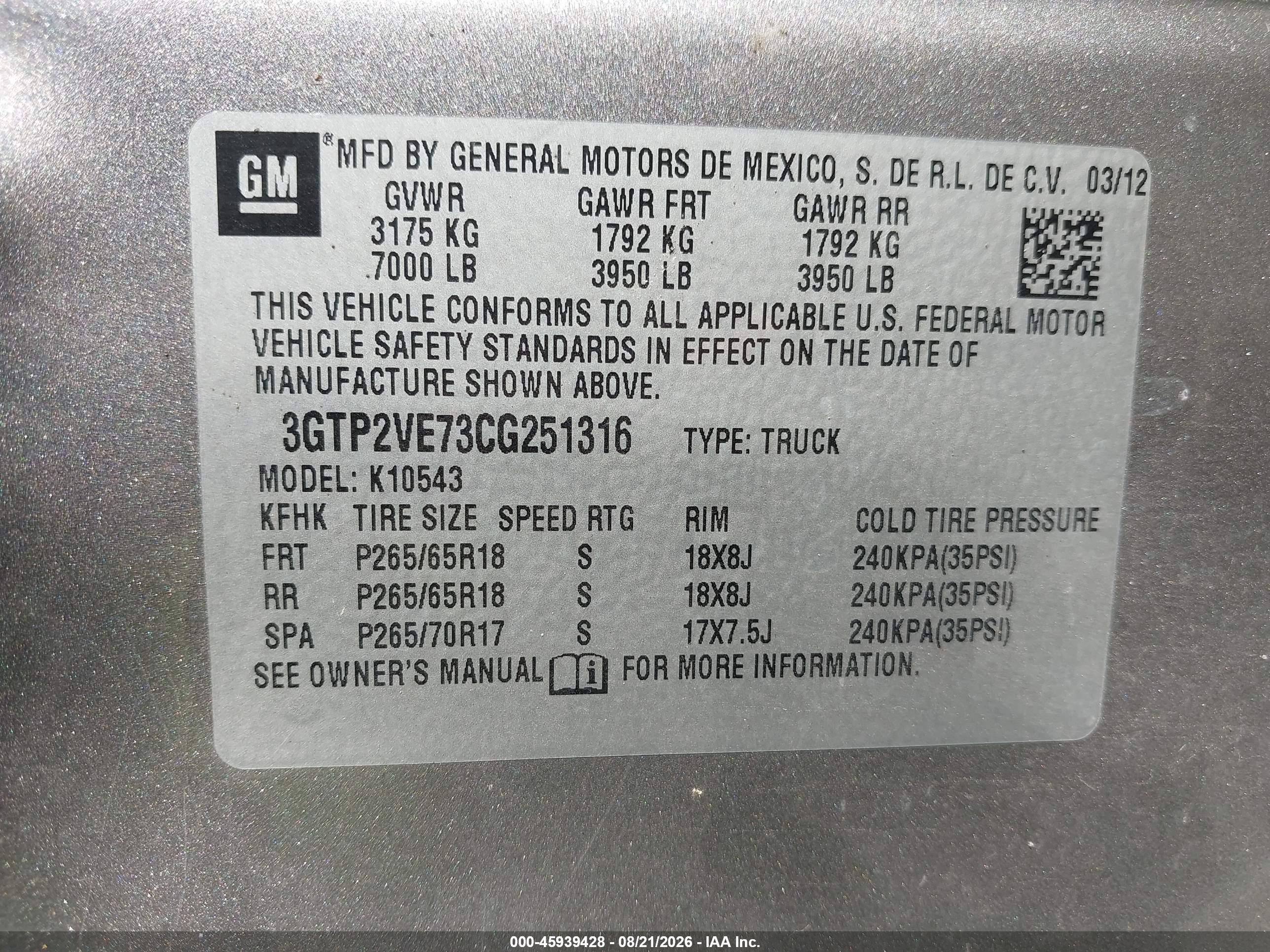 2012 Gmc Sierra 1500 Sle Серый vin: 3GTP2VE73CG251316