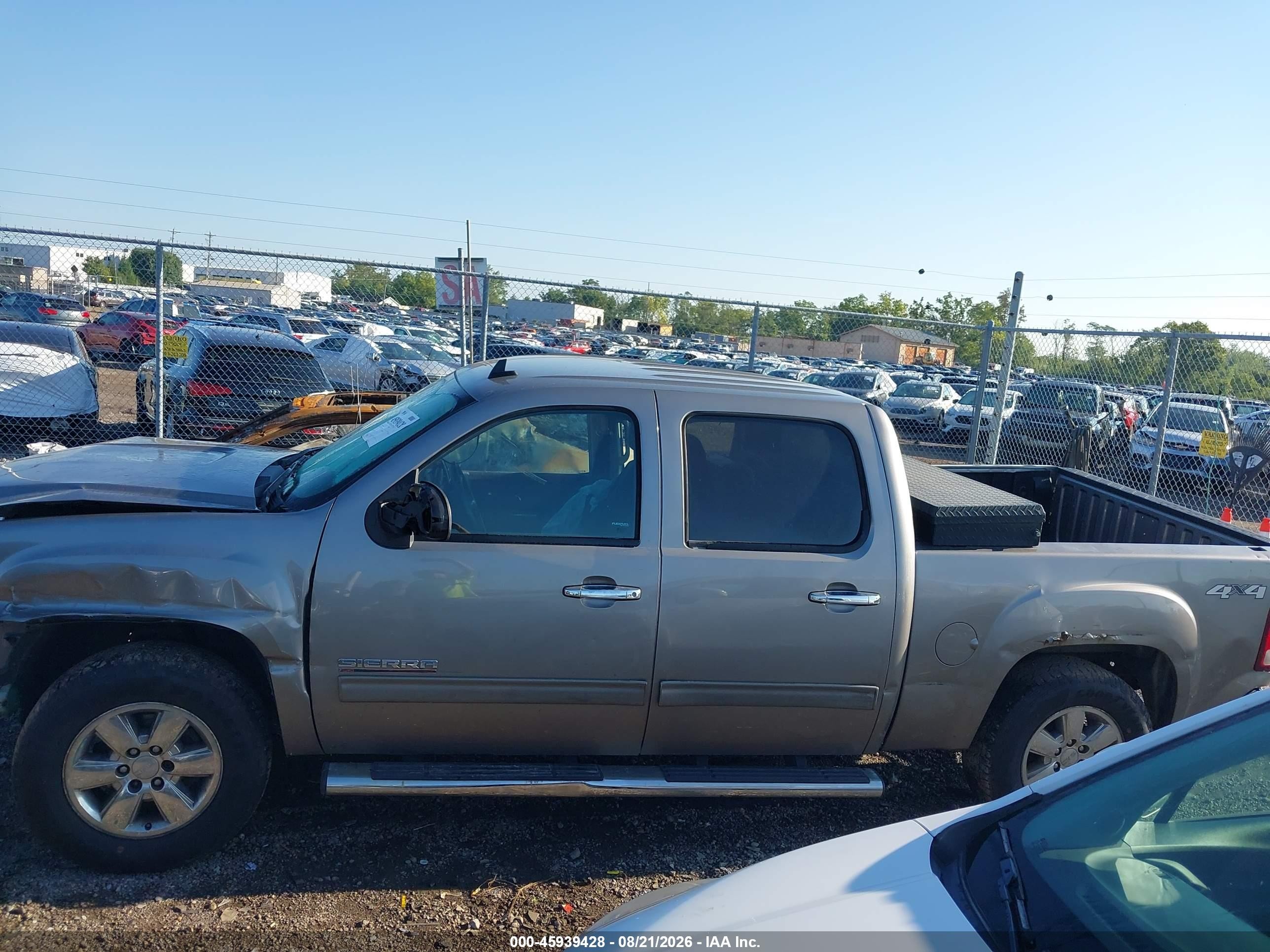 2012 Gmc Sierra 1500 Sle Серый vin: 3GTP2VE73CG251316